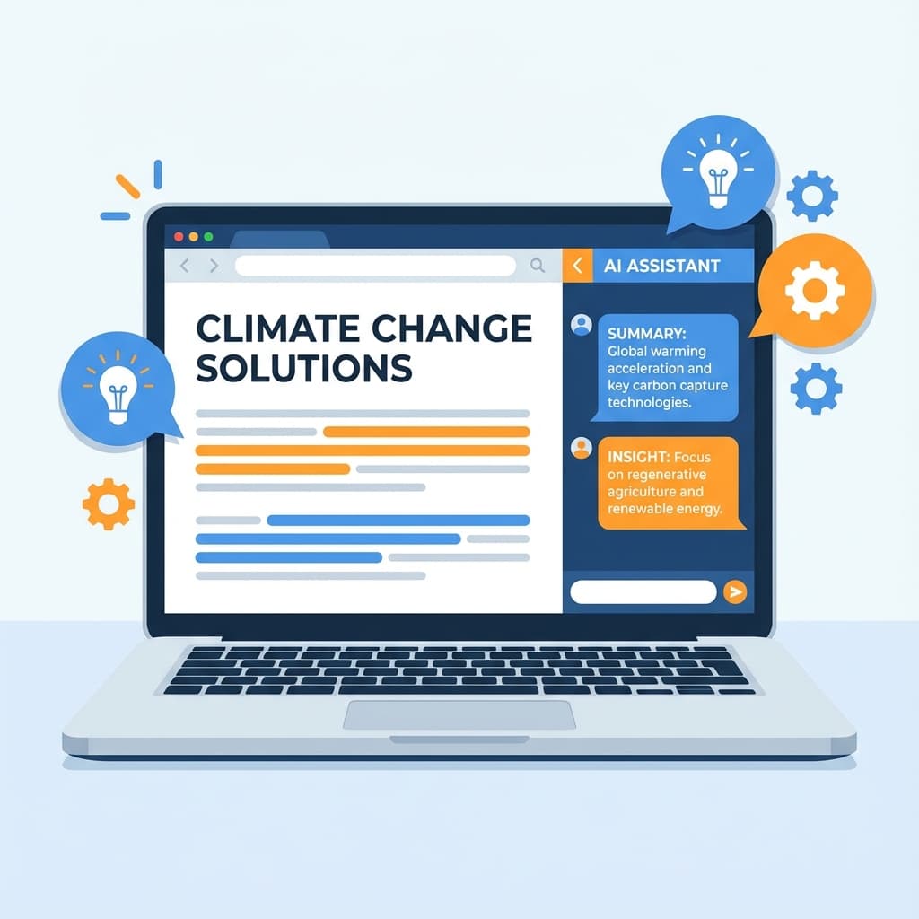 5 cách sử dụng AI Sidebar khi đọc tin tức và nghiên cứu